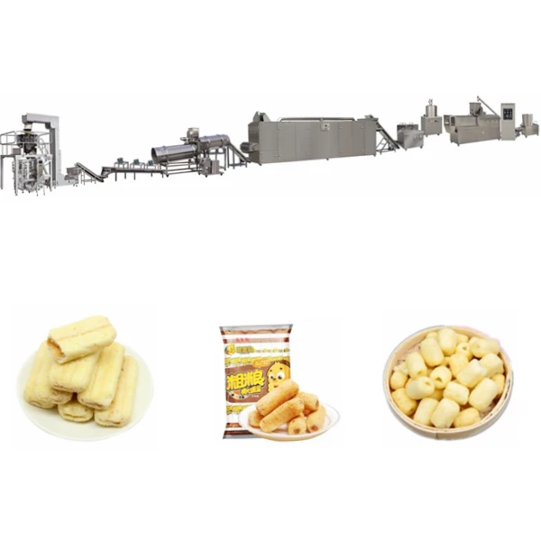 Máquinas extrusoras de alimentos para lanches de cereais instantâneos