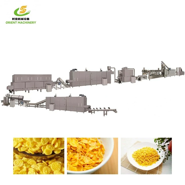 Breakfast Cereal Corn Flakes Machine factory