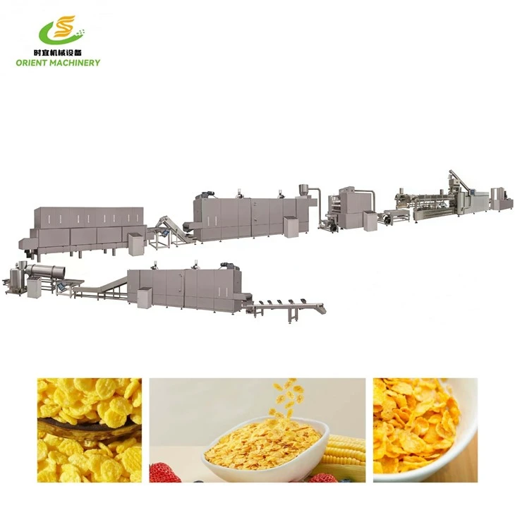 Breakfast Cereal Corn Flakes Machine factory